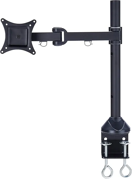 SIIG CE-MT0P11-S1 Articulating Monitor Desk Mount for 13-Inch to 27-Inch Screen, Black