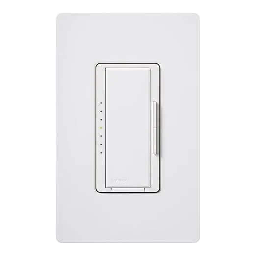 Lutron Maestro LED+ Dimmer Switch for Dimmable LED, Halogen and Incandescent Bulbs, 150W/Single-Pole or Multi-Location, MACL-153M-WH, White
