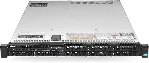 Dell PowerEdge R620 Server 2X E5-2670v2 2.50Ghz 20-Core 128GB H710 (Renewed)