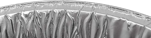 Fig & Leaf (60 Pack) Premium 9-Inch Pie Pans l Disposable Aluminum Foil l Heavy-Duty l Tin Plates for Tart Quiche Pies