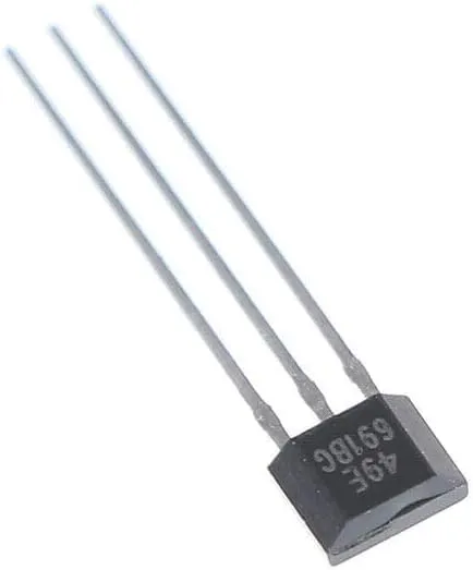 10Pcs Black Hall Element 49E Oh49E Ss49E Linear Sensor Hall Sensor Hall Effect Sensors