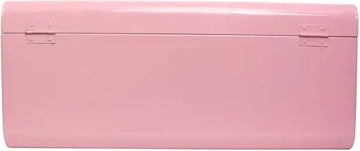 American Atelier Trunks | Set of 2 | Pink | Vintage Style Storage with Gold Finish Hardware | Space Saving Organizer | Use in Home, Dorm, and Office | Medium and Large