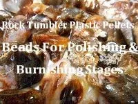 Rock Tumbler Sinking Plastic Pellets / Beads Used for Final Polishing & Burnishing Stages
