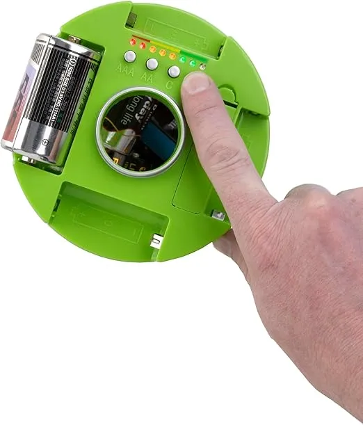 ECO Battery Bin- Test & Recycle Batteries AAA, AA, C, and D