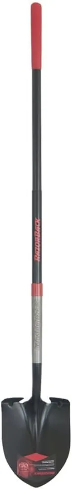 RazorBack 2594400 Long Super Socket Round Point Shovel