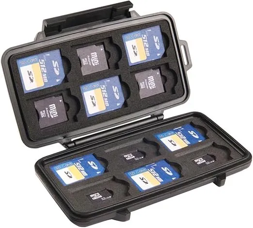 Pelican 0915,SD Card CASE,BLK