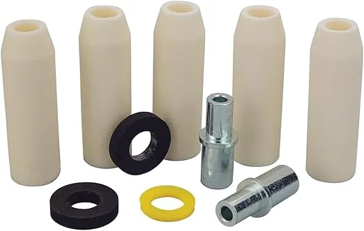 Skat Blast Medium Ceramic Nozzle Combo Pack for Skat Blast Power Siphon Sandblasting Guns, Made in USA, 6300-60