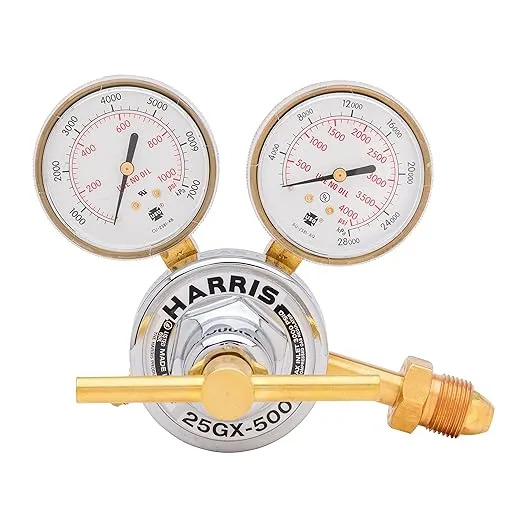 Harris 3000606 25GX Regulator, 500-580,Brass,Medium