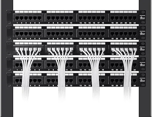 Monoprice Cat6 6in Black Component Level Patch Cable UTP 28AWG 550MHz Pure Bare Copper Snagless RJ45 SlimRun Series Ethernet Cable