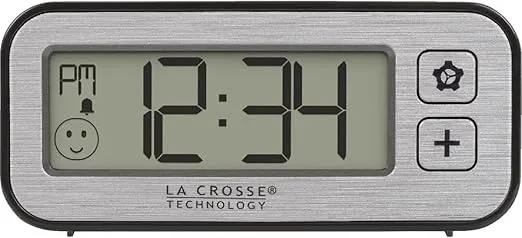 La Crosse Technology 513-148-TBP-3 Mini Digital Clock with Comfort Meter