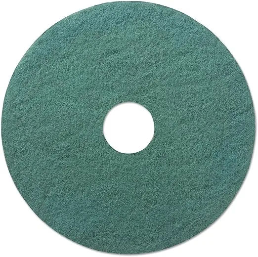 Boardwalk BWK4020AQU 20 in. Diameter Burnishing Floor Pads - Aqua (5/Carton)