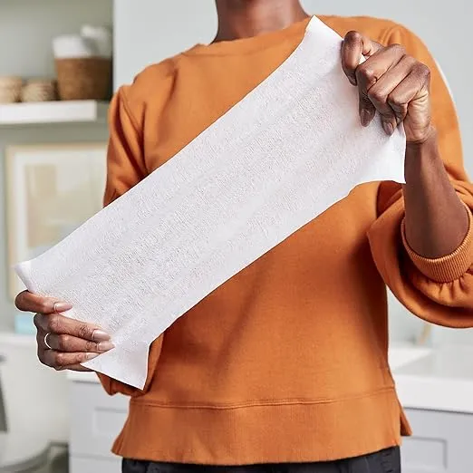 McKesson Washcloth Wipes, Scented (6 Pack, 576 Washcloths) Disposable Wet Wipes for Adults - Alcohol-Free - No-Rinse Formula - Snap Lid Soft Pack - 96 Wipes Per Pack