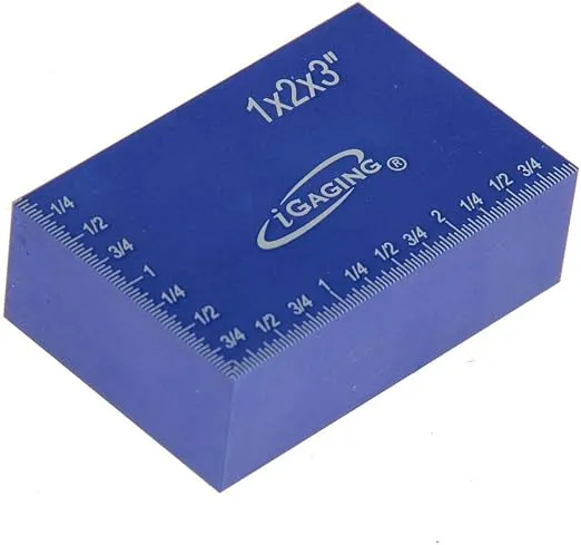 iGaging Setup Block Bar Gauge Precision Aluminum 15 piece for Woodworking