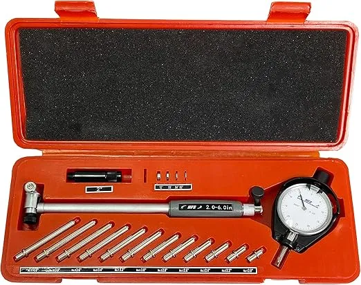 HFS(R) Dial Indicator Bore Gage Set - 0.0005" Graduation (2"-6" Range)