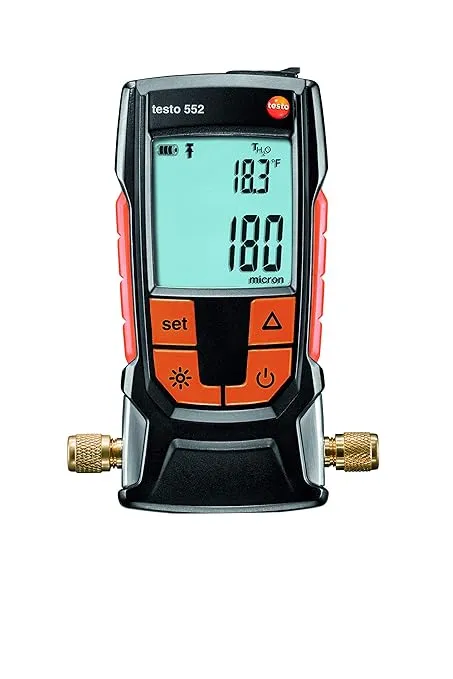 Testo 552 I Digital Vacuum Gauge I Micron Gauge with Bluetooth Support