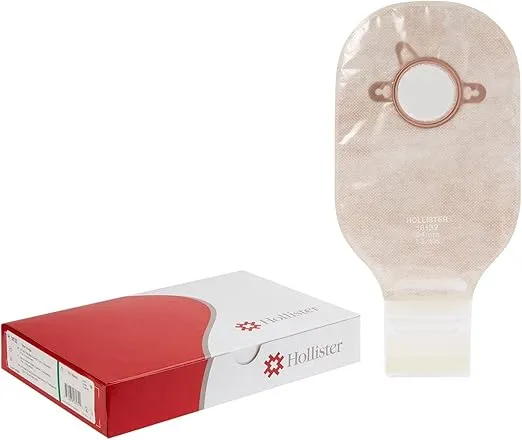 New Image Drainable 12"L 2pc System Colostomy Pouch 1.75" 18132, 10 Ct