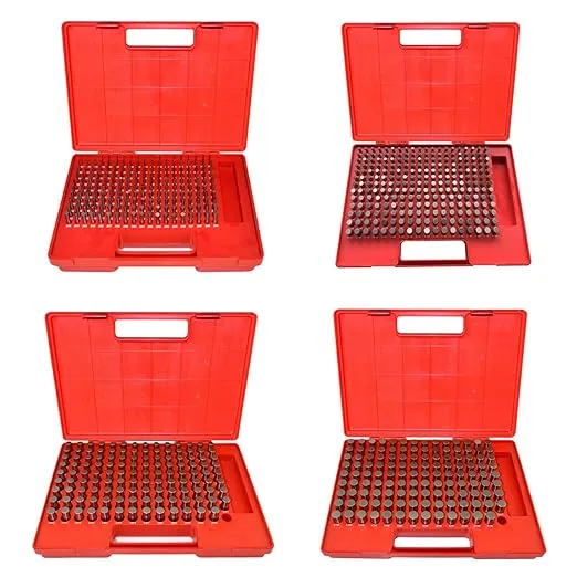 All Industrial 55124 | 4 Sets M1/M2/M3/M4 690 Pcs .061-.750(-) Plug Pin Gage Set