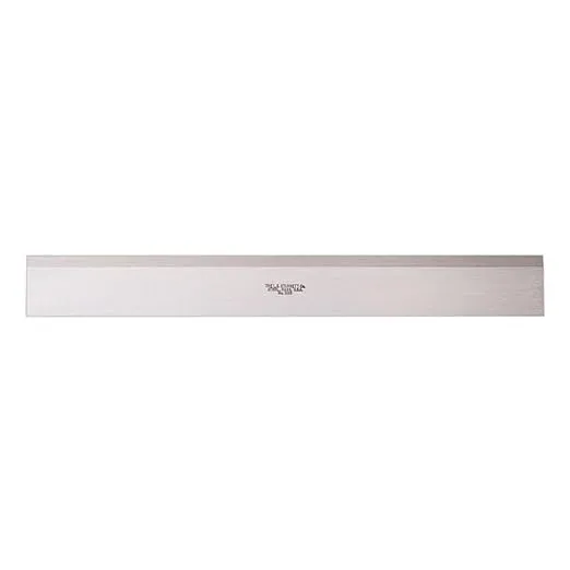 Starrett Steel Straight Edge with Bevel Edge, Not Graduated - 12" (300mm) Length, 11/64" (4.4mm) Thickness, 1-13/32" (36mm) Width,