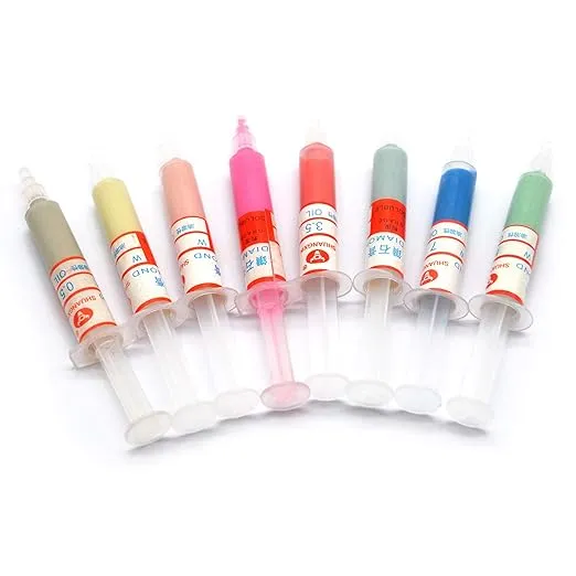 8pcs 5 Gram Diamond Lapping Paste Polishing Compound for Fine to Final Polishing, Grits 1000# 10000# 0.5-10 Micron