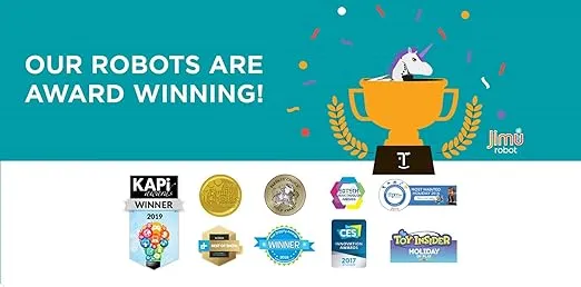 UBTECH JIMU Robot Competitive Series: Champbot Kit/ App-Enabled Building & Coding STEM Robot Kit (522 Pcs) from Robotics , Blue