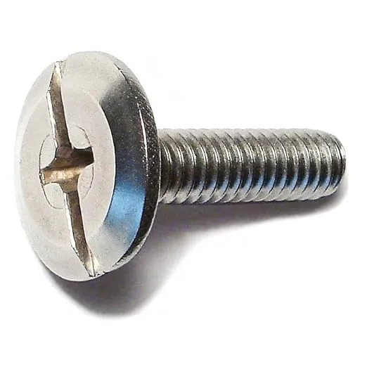 1/4"-20 x 1" 18-8 Stainless Steel Combo Drive Sidewalk Bolts (50 pcs.)