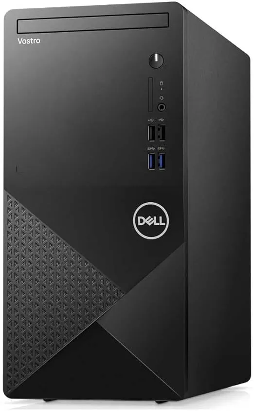 Dell Vostro 3910 Tower Computer, Intel i7-12700K, 32GB RAM, 1TB NVMe SSD, Nvidia Quadro K1200 4GB Graphics, Mini Display Port, HDMI, DVD-RW, Built in WiFi, BT, Windows 11 Pro, Black Desktop