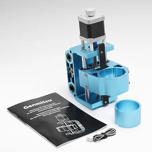 Genmitsu Upgraded Aluminum Z Axis Assembly V2 Kit, with Spindle Motor Mount for 775 Spindle and 300-500W Spindle, 43mm & 52mm Diameter Spindle Holder for 3018-PROVer Series CNC Machine