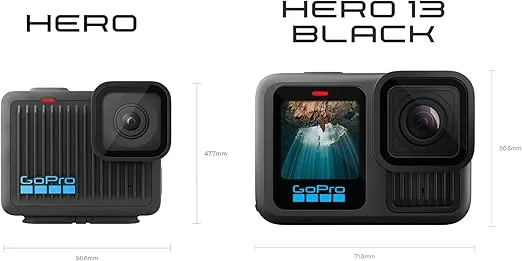 GoPro Hero - Compact Waterproof Action Camera with 4K Ultra HD Video, 12MP Photo, Touch Screen