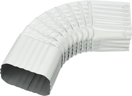 AMERIMAX HOME PRODUCTS 33065 2x3 Galvanized B Elbow, White