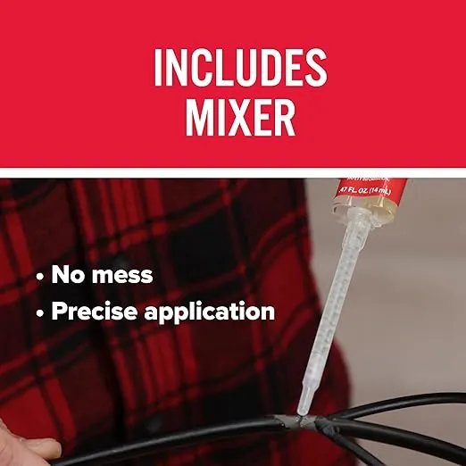 J-B Weld ClearWeld 14mL with EZMixer