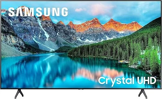 Samsung 55-Inch BE55T-H Pro TV | Commercial | Easy Digital Signage Software | 4K | HDMI | USB |Tuner | Speakers | 250 nits, Black