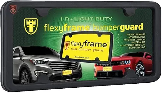LD - Front Bumper Guard, Front Bumper Protection, License Plate Frame. Winner of Popular Mechanics Editors Choice Award 2012!