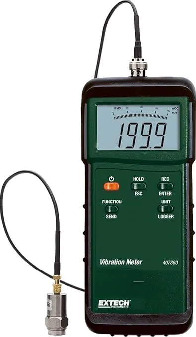 Extech 407860 Heavy Duty Vibration Meter, 39 Inch