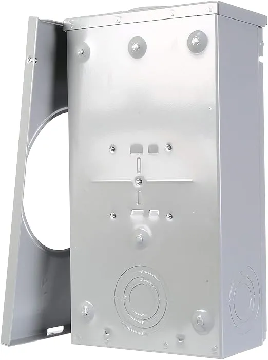 Siemens SUAT317-0G 200-Amp, 4 Jaw, Ringless Cover, Overhead Feed, Meter Socket