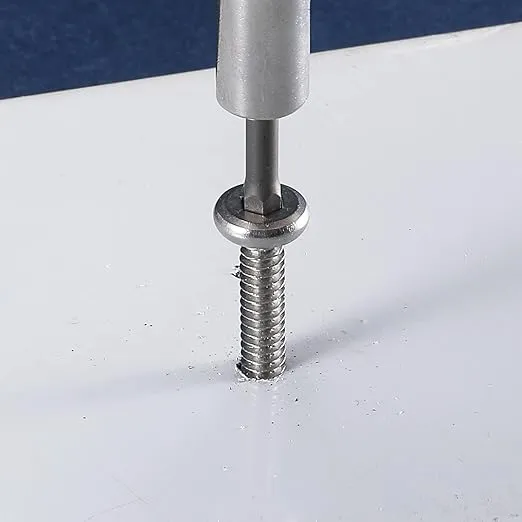 #12 x 3/4" Sheet Metal Screws 100Pcs 410 Stainless Steel Flat Head Socket Cap Screws, Tek Screws Allen Socket Drive Screws Fast Self Tapping Screws by SG TZH