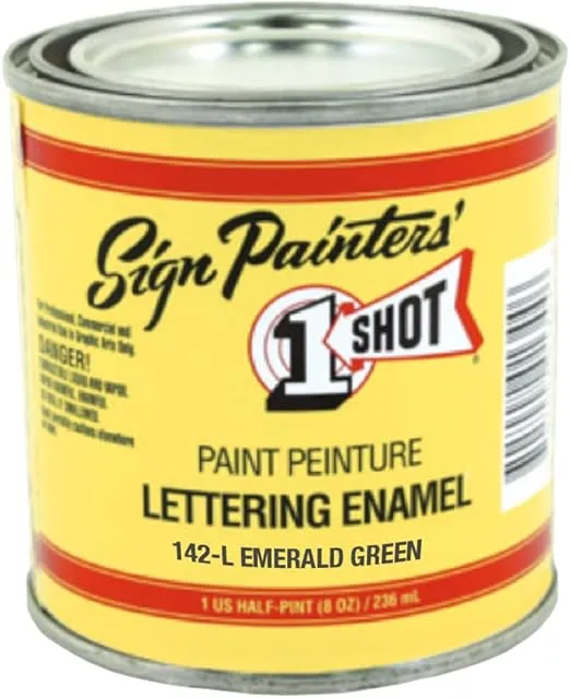 1 Shot 142-l Emerald Green 8oz