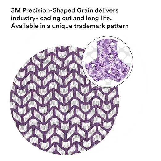 3M Xtract Net Disc 710W, 80+, 5 in, Die 500X, Pack of 50 Hook and Loop Sanding Discs, Virtually Dust-Free, Premium Option for Metal, Wood, Composites, Stock Removal, and Fine Finishing