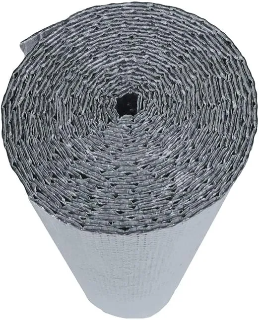 Double Bubble Reflective Foil Insulation (24 inch X 10 Ft Roll) Industrial Strength, Commercial Grade, No Tear, Radiant Barrier Wrap for Weatherproofing Attics, Windows, Garages, RV's, Ducts & More! .