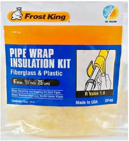 Thermwell Products SP46 Fiberglass Pipe Insulation Kit