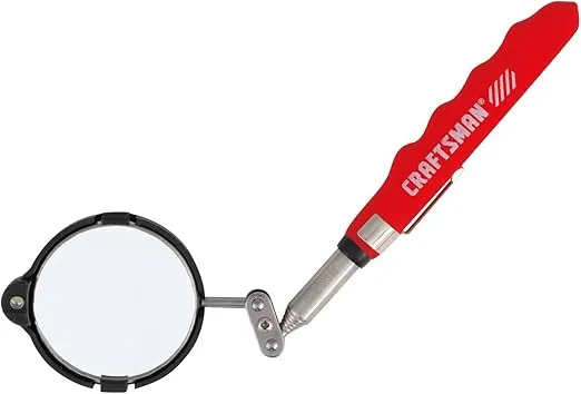 CRAFTSMAN CMMT98345 CRFT LED Inspection Mirror, Red