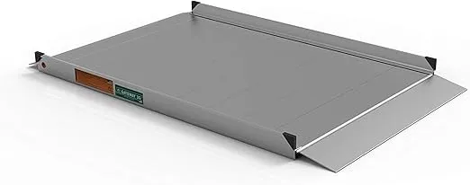 EZ-ACCESS Gateway 3G 5 Foot Aluminum Portable Wheelchair Mobility Device Ramp with Textured Surface and Self Adjusting Bottom Transition Plates