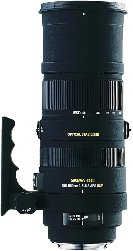 Sigma 150-500mm f/5-6.3 Auto Focus APO DG OS HSM Telephoto Zoom Lens for Canon Digital SLR Cameras