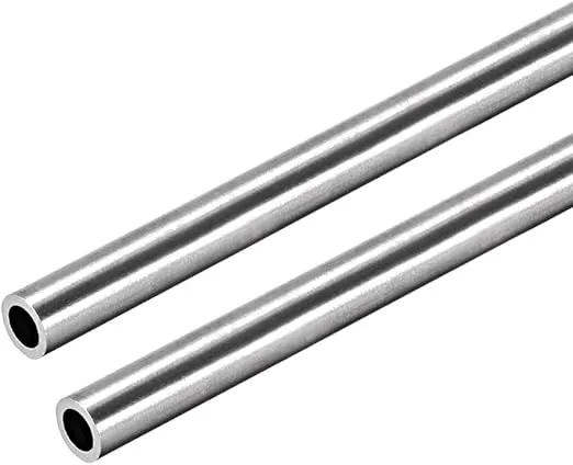 uxcell 304 Stainless Steel Round Tubing 6mm OD 1mm Wall Thickness 250mm Length Seamless Straight Pipe Tube 2 Pcs