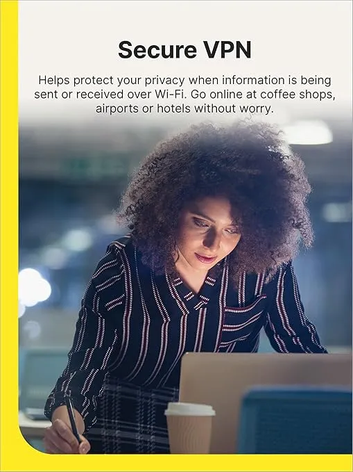 Norton 360 Deluxe 2025, Antivirus software for 3 Devices with Auto Renewal - Includes VPN, PC Cloud Backup & Dark Web Monitoring [Download]