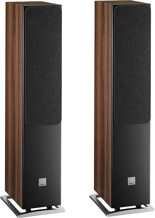 DALI Oberon 5 Hi-Fi Floorstanding Tower Speakers - Dark Walnut (Pair)