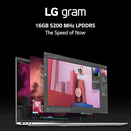 LG gram (2022) 16T90Q 2-in-1 Tablet Laptop, 16" (2560 x 1600) IPS Display, Intel Evo 12th Gen i7 1260P Processor, 16GB LPDDR5, 2TB NVMe SSD, FHD Webcam, WiFi 6E, Thunderbolt 4, Windows 11, Black