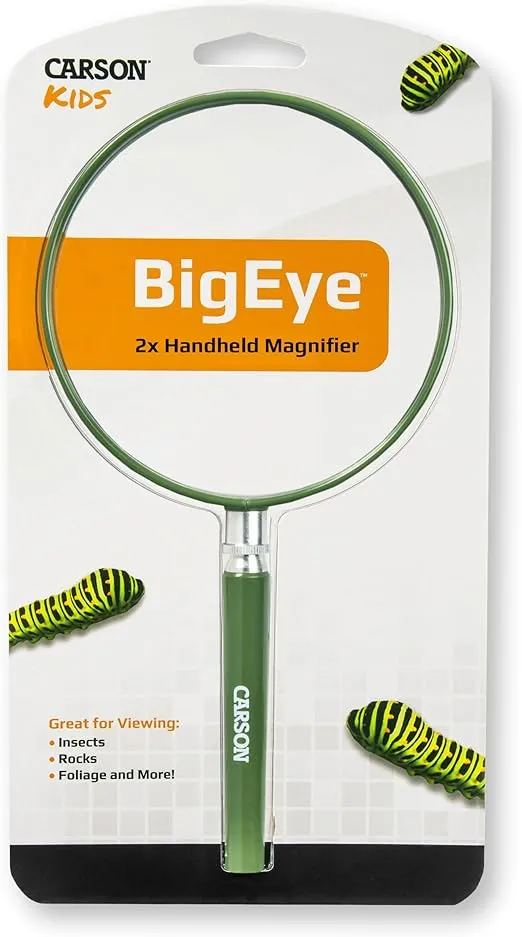 Carson BigEye Magnifier with Over-sized 5-Inch Lens (HU-20)