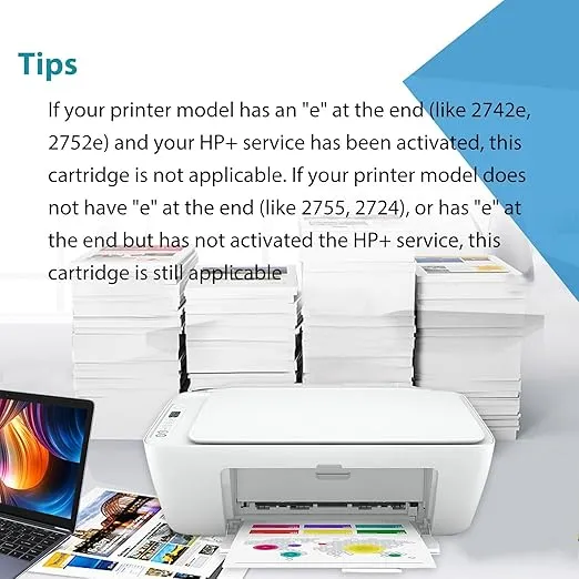 67XL Ink Cartridges for HP 67 Black Color Combo Pack Replacement for HP67 XL HP67XL for 2700 2700e 2855e 6400 4100 6458 6455e 2755e 4155e 6000 2752e 6052e 2752 2755 4255e 4100e 4152 6055e 6052 Printer