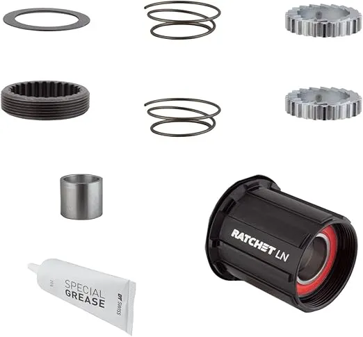 DT Swiss Ratchet LN Conversion kit for 3-Pawl hubs, MTB, 18-Tooth, Shimano HG Aluminium
