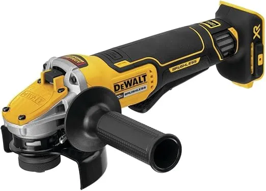 DEWALT 20V MAX* XR BRUSHLESS 4-1/2-5 IN. SMALL AGLE GRINDER WITH POWER DETECT™ TOOL TECHNOLOGY (TOOL ONLY) (DCG415B)